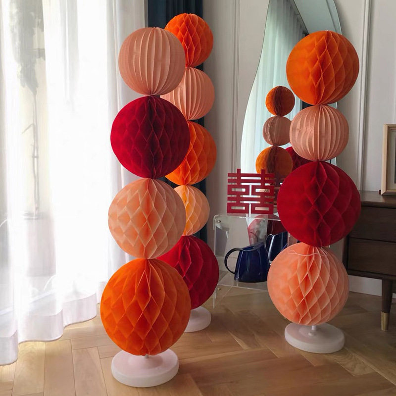 网红蜂窝球立柱婚房布置卧室结婚用品背景婚礼装饰气球金属伸缩杆,淘宝优惠券,粉丝福利购,淘宝优惠卷