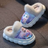 Детские тапочки, зимняя нескользящая удерживающая тепло милая детская обувь для принцессы