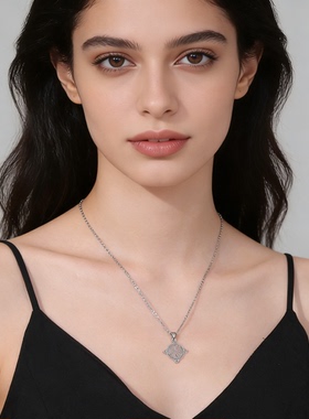 欧美风几何不规则凯尔特首饰时尚个性轻奢小众感项链女饰品锁骨链