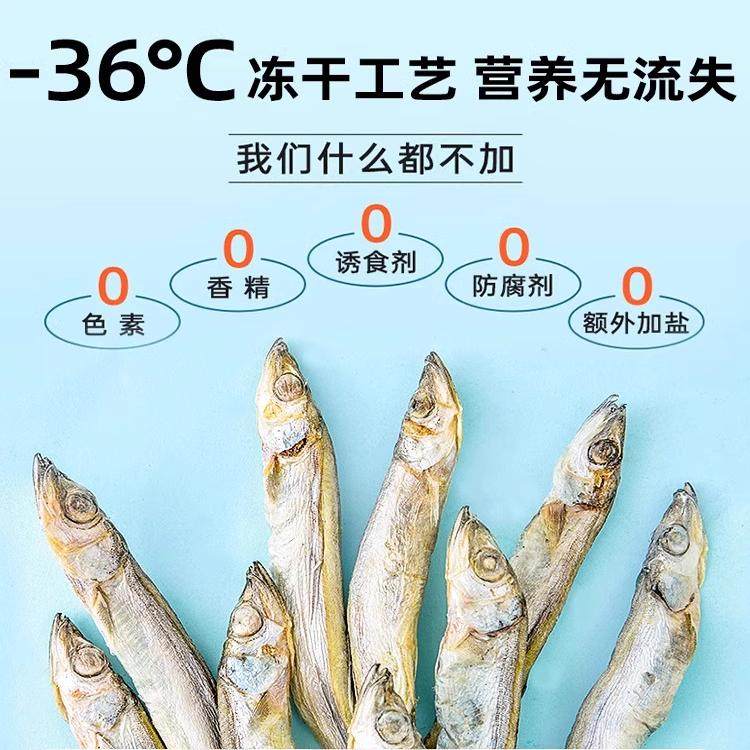 猫咪冻干零食多春鱼满籽小鱼干酥脆磨牙富含鱼油增肥发腮营养零食,淘宝优惠券,粉丝福利购,淘宝优惠卷