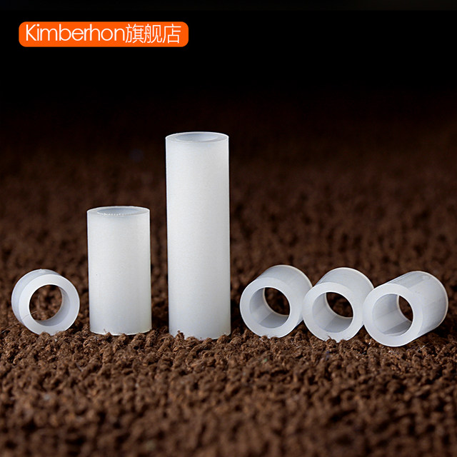 Hollow cylindrical nylon screw sleeve plastic shaft sleeve