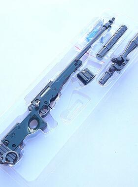 绝地大逃杀吃鸡武器AWM模型合金大号不可以发射
