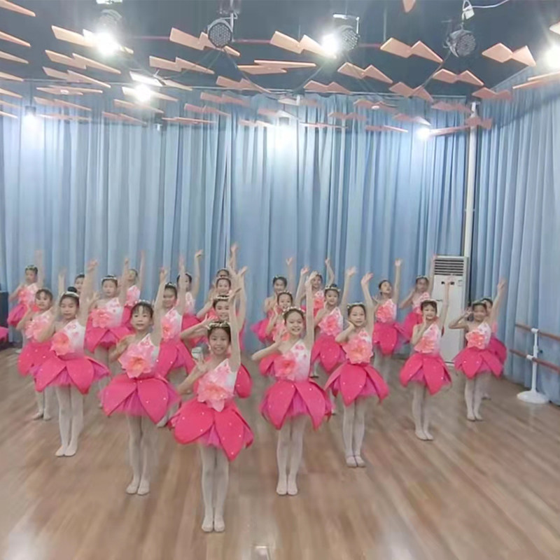 莞邑玉兰香儿童民族服装女舞蹈服 袖茗民族服装/舞台装