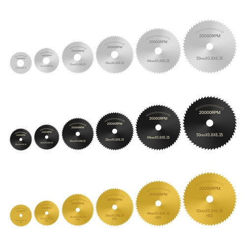 手电钻切割片高速钢木料小圆锯片小型迷你木工木料塑料电磨机配件 - 图0