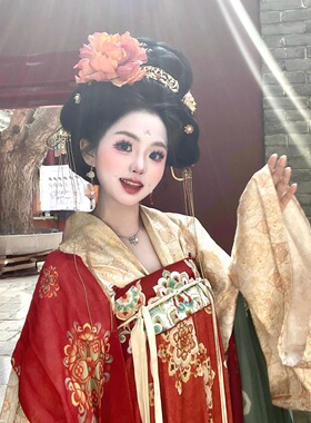 【含妃】红色芍药唐风牡丹绢花
