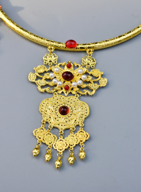 璎珞项圈汉服蝴蝶流苏马面裙明制