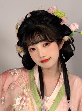 夏季仙美荷花汉服头饰古风发饰