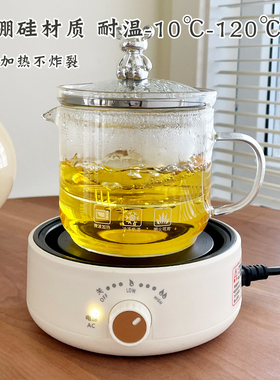 家用电陶炉加热杯子高硼硅玻璃杯