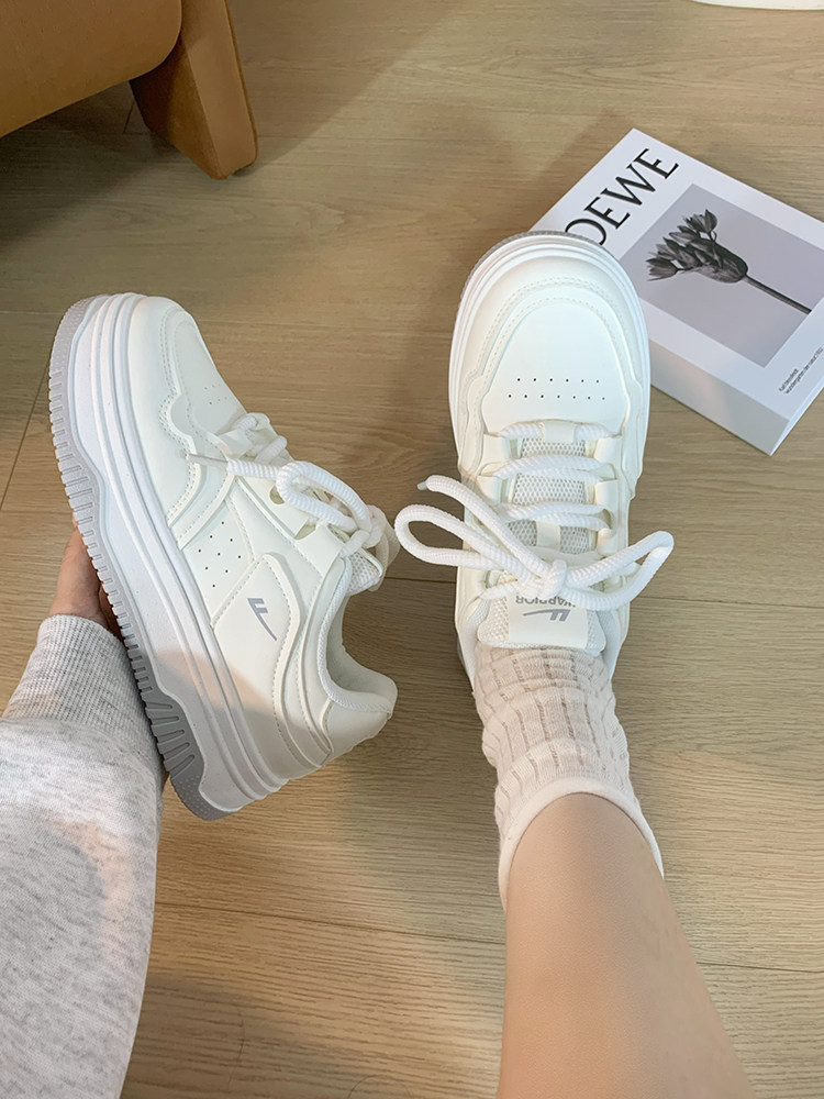 回力厚底小白鞋女2025新款韩版百搭情侣百搭鞋子潮休闲复古板鞋女,淘宝优惠券,粉丝福利购,淘宝优惠卷