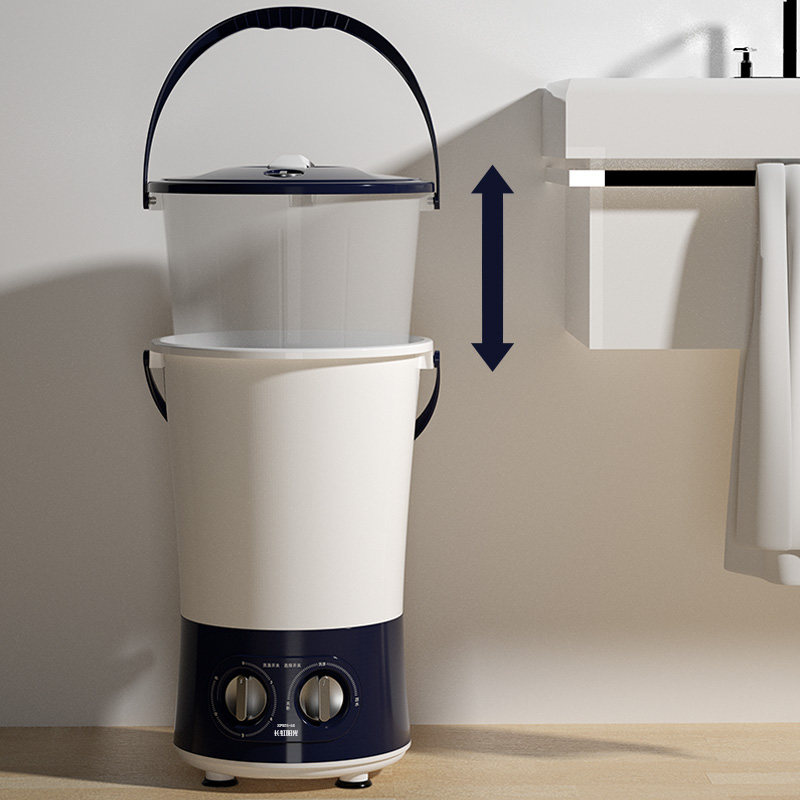 长虹阳光小型迷你折叠分桶洗衣机 长虹阳光智果洗衣机