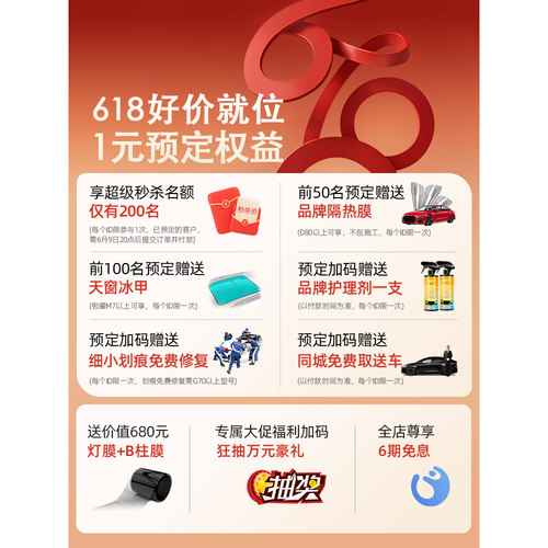 极盾GDPPF隐形车衣进口TPU全车身漆面保护膜汽车哑光磨砂整车贴膜 - 图0
