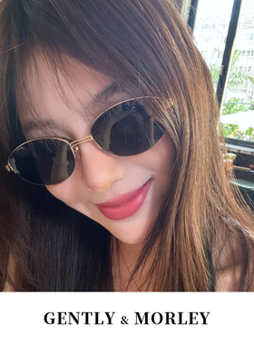 新款轻奢老钱风墨镜女防紫外线