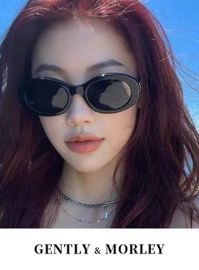 GM复古猫眼墨镜折叠便携