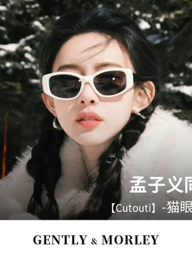 新款雪地墨镜女显脸小高级感板材