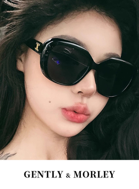 GM欧美风甜酷辣妹复古墨镜女