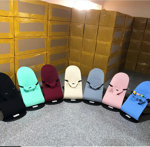 婴儿摇摇椅新生儿平衡摇椅宝宝安抚摇篮工厂哄睡哄娃神器母婴用品 - 图0