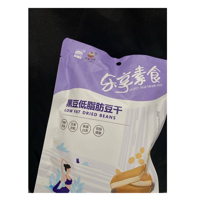 促销梅一客逗乐大菽乐享素食黑豆低脂肪豆干代餐豆干即食高蛋白小 - 图3