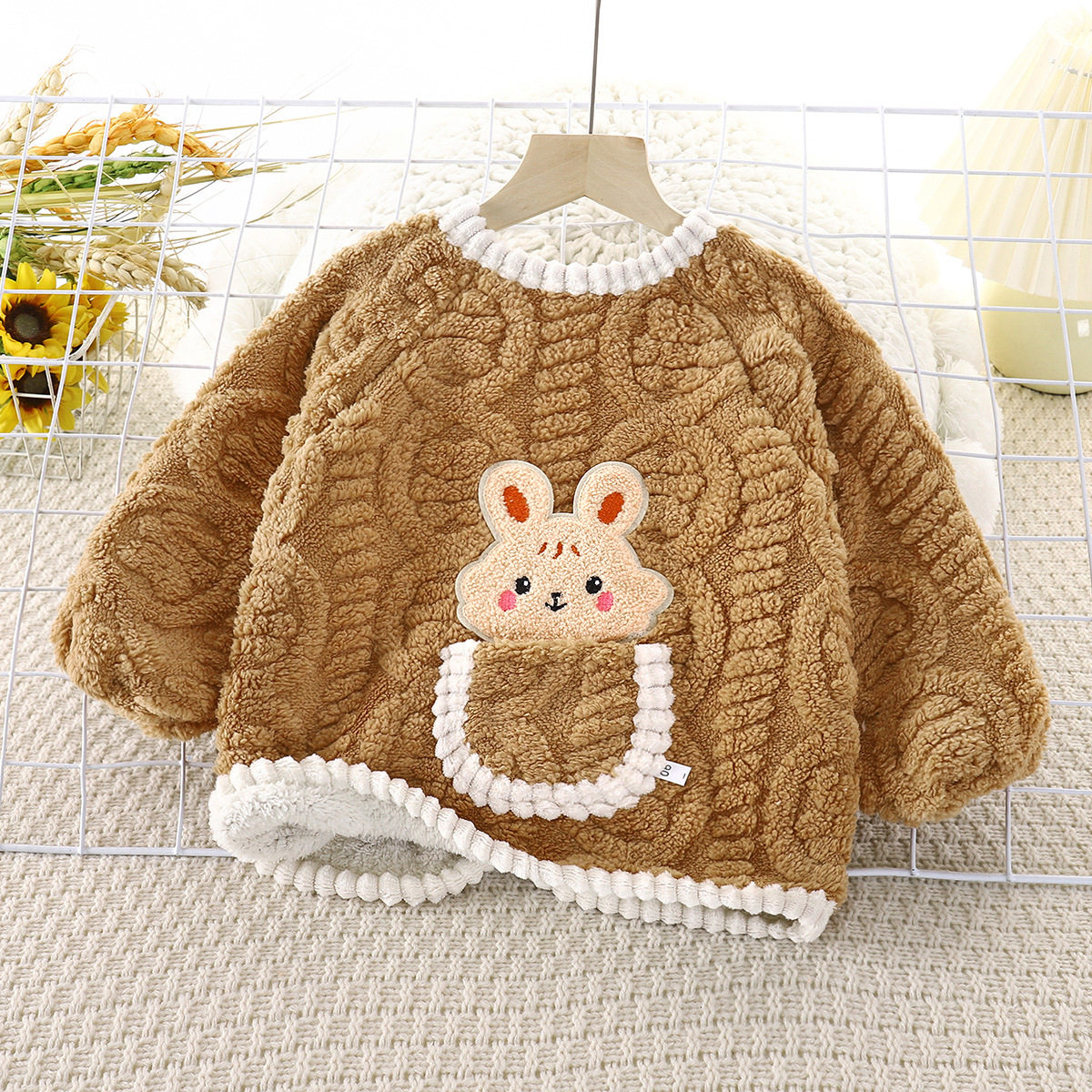 25年新款男女童装婴幼儿防脏衣加绒保暖倒穿衣罩棉袄外穿罩衣,淘宝优惠券,粉丝福利购,淘宝优惠卷