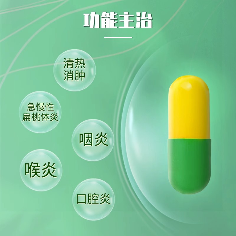 冬凌草胶囊慢性咽炎喉咙肿痛扁桃体发炎咽喉炎专用药嗓子疼非喷剂 - 图1