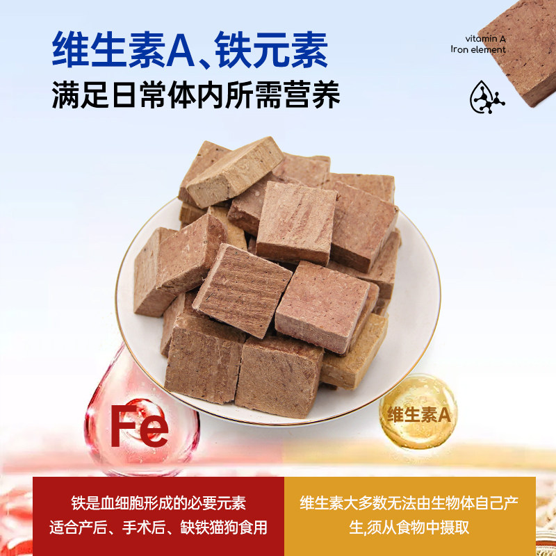 Joyme is obsessed with freeze-dried Angus beef liver cubes