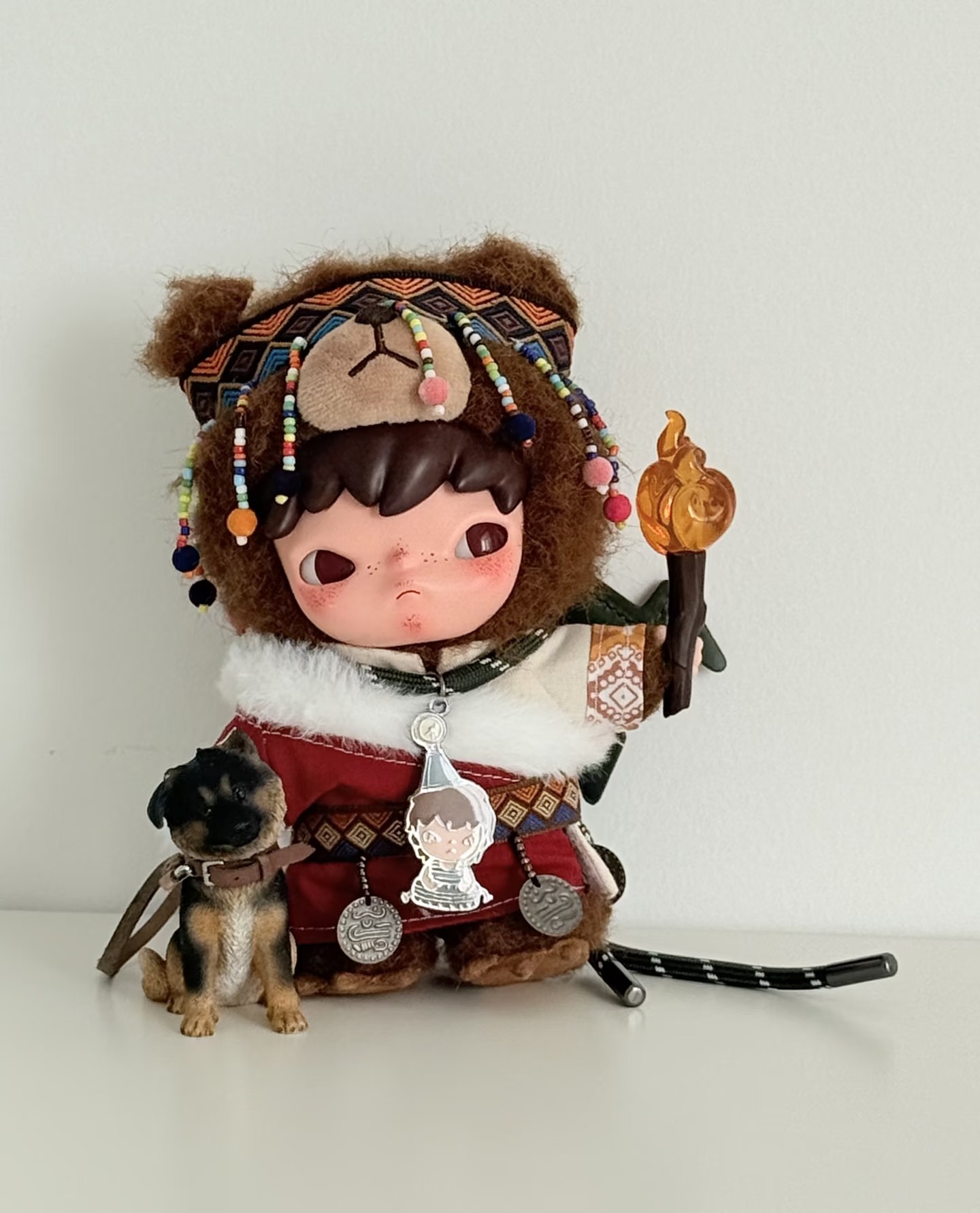 泡泡玛特小野为喜乐而战搪胶娃衣20cm大号衣服棉花娃娃美拉德换装 - 图2