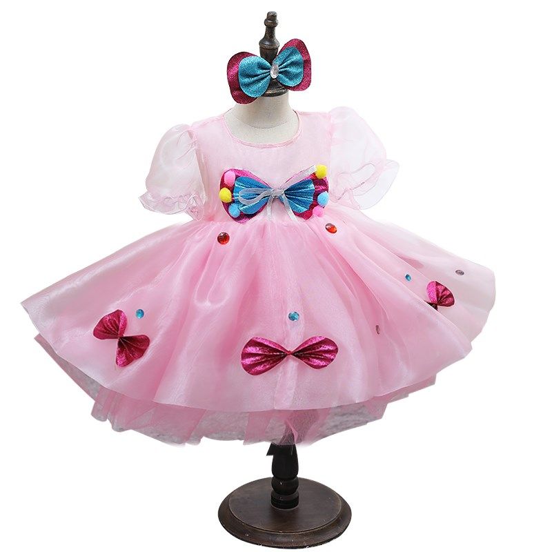 幼儿园舞蹈元旦蓬蓬纱裙女童合唱服 abouthoney民族服装/舞台装