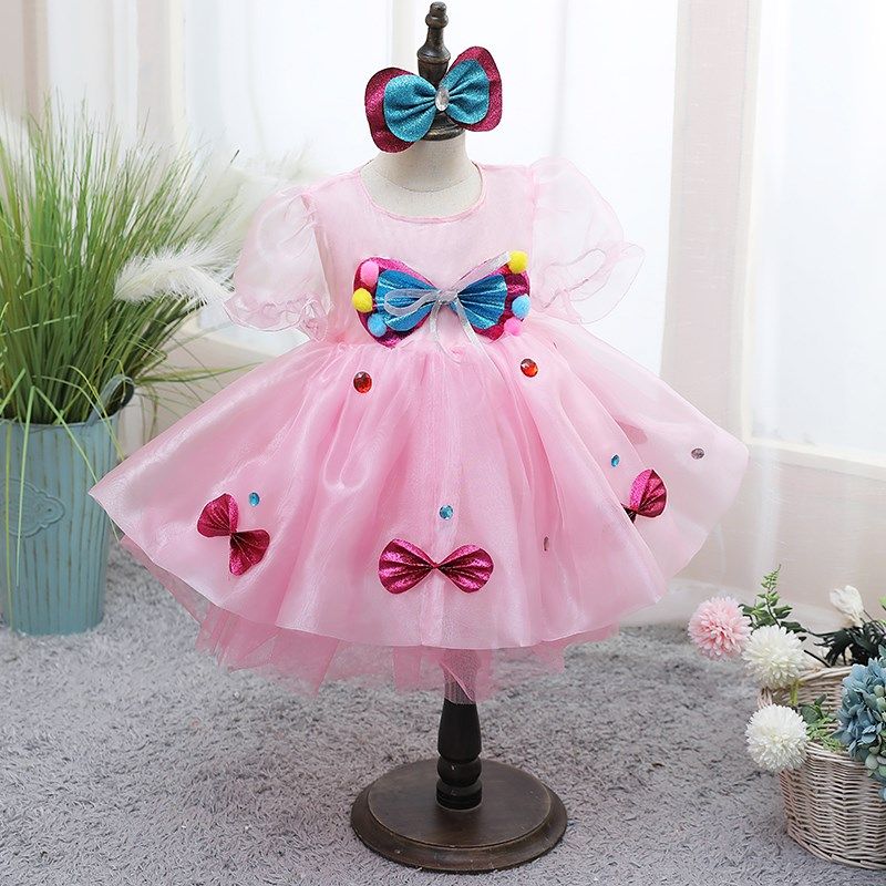 幼儿园舞蹈元旦蓬蓬纱裙女童合唱服 abouthoney民族服装/舞台装