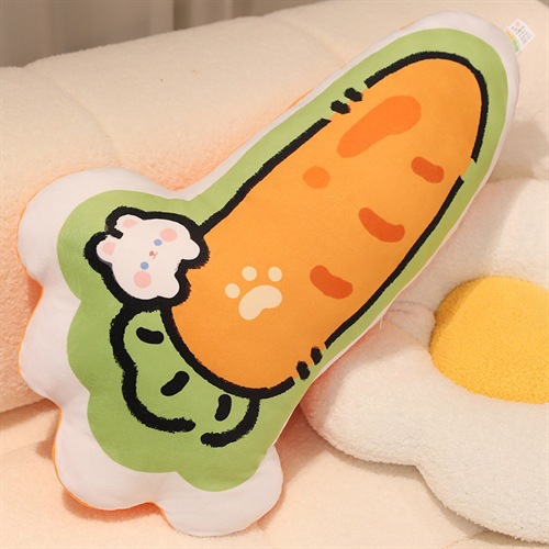 卡通小鱼抱枕沙发腰靠可爱宿舍睡觉靠枕抱枕女生睡觉专用长条抱枕 - 图0