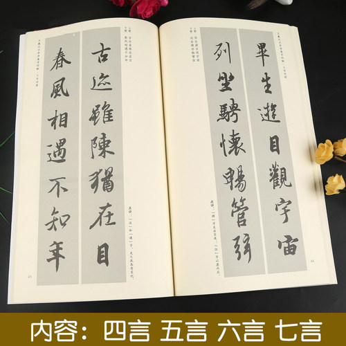 王羲之兰亭序集字对联 中国历代名碑名帖集字系列丛书 陆有珠 行书毛笔字帖书法临摹古帖 简体旁注点评概述 安徽美术出版社 - 图0