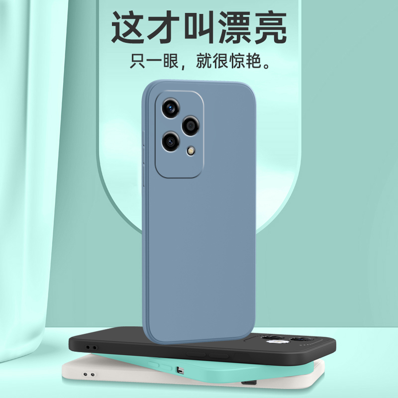 适用荣耀200Lite手机壳Honor200青春版LLY-NX1华为新款2OOLite保护2000套LLYNX液态硅胶全包防摔Llte女男外壳 - 图0
