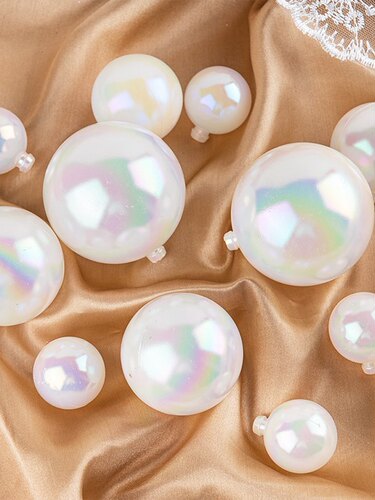 ins网红创意炫彩幻彩泡泡七彩透明球生日蛋糕装饰摆件圣诞球插件 - 图3