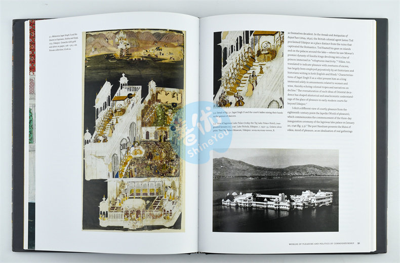 【预售】乌代浦尔风景画与印度的十八世纪 The Place of Many Moods: Udaipur’s Painted Lands 英文原版进口艺术画册