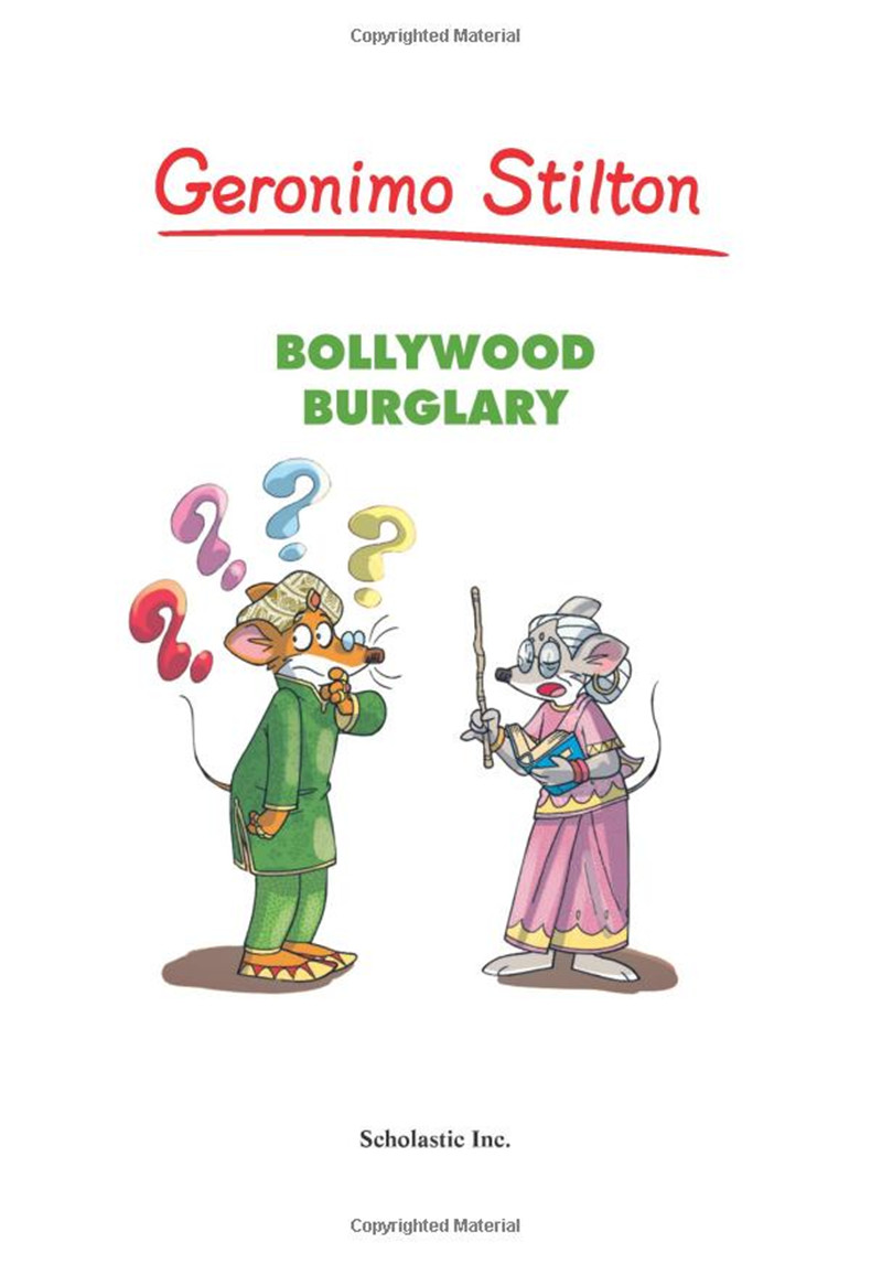 【现货】【XJ】【老鼠记者】65：宝莱坞入室盗窃适合6-12岁GERONIMO STILTON 65: BOLLYWOOD BURGLARY 【善优童书】 - 图0