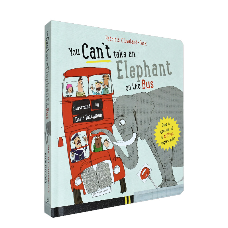 【现货】你不能把大象带上巴士 You Can’t Take An Elephant On the Bus 英文绘本 儿童幽默绘本【善优童书】