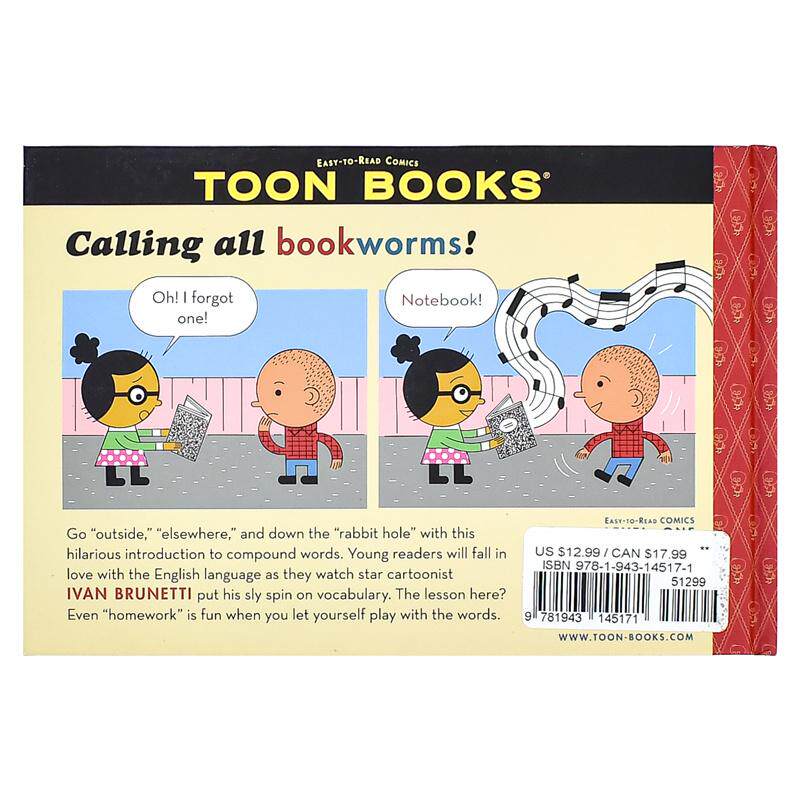 【现货】词汇之乐（TOON Level 1） Wordplay 原版英文儿童插画绘本 英语早教 进口图书 - 图2