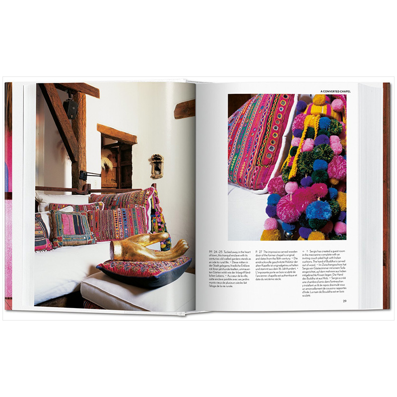 【现货】【Taschen40周年纪念版】生活在墨西哥 Living in Mexico 美洲住宅建筑风格设计画册 英文原版进口画册 - 图0