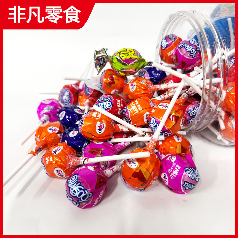 【10支包邮】南美哥伦比亚进口如果他酸奶味/泡泡糖夹心棒棒糖17g,淘宝优惠券,粉丝福利购,淘宝优惠卷