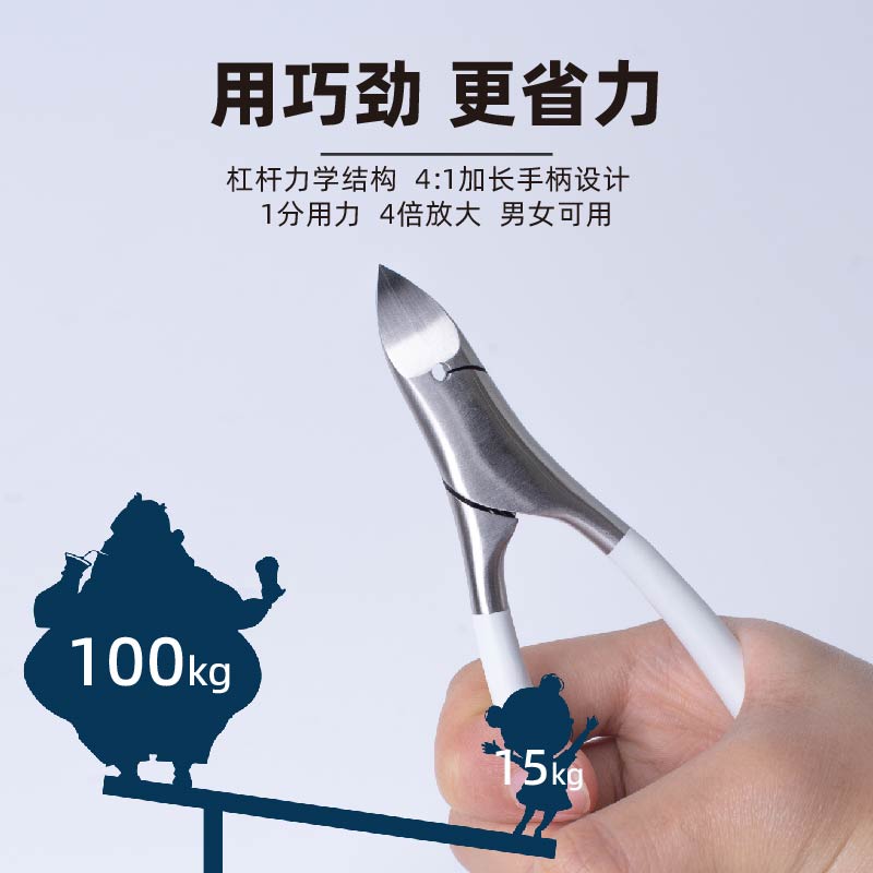 曲平医生甲沟专用指甲刀套装修脚鹰嘴钳剪刀灰指甲家用尖嘴工具炎