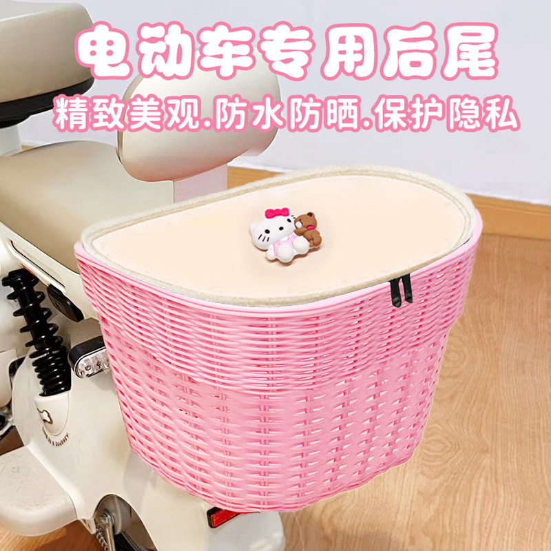 电动车后置车筐车篮子车篓子置物收纳箱头盔放置神器电瓶爱玛雅迪,淘宝优惠券,粉丝福利购,淘宝优惠卷