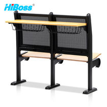 HiBoss Ladder Class Chair Report Hall United Volleyball Chair Classroom With Writing Board (Excluded Chair Unit Price) 50 sets up