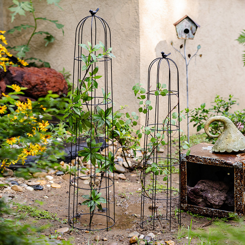 户外铁艺爬藤架月季铁线莲花盆支架阳台种菜园艺支撑杆防倒伏花架,淘宝优惠券,粉丝福利购,淘宝优惠卷