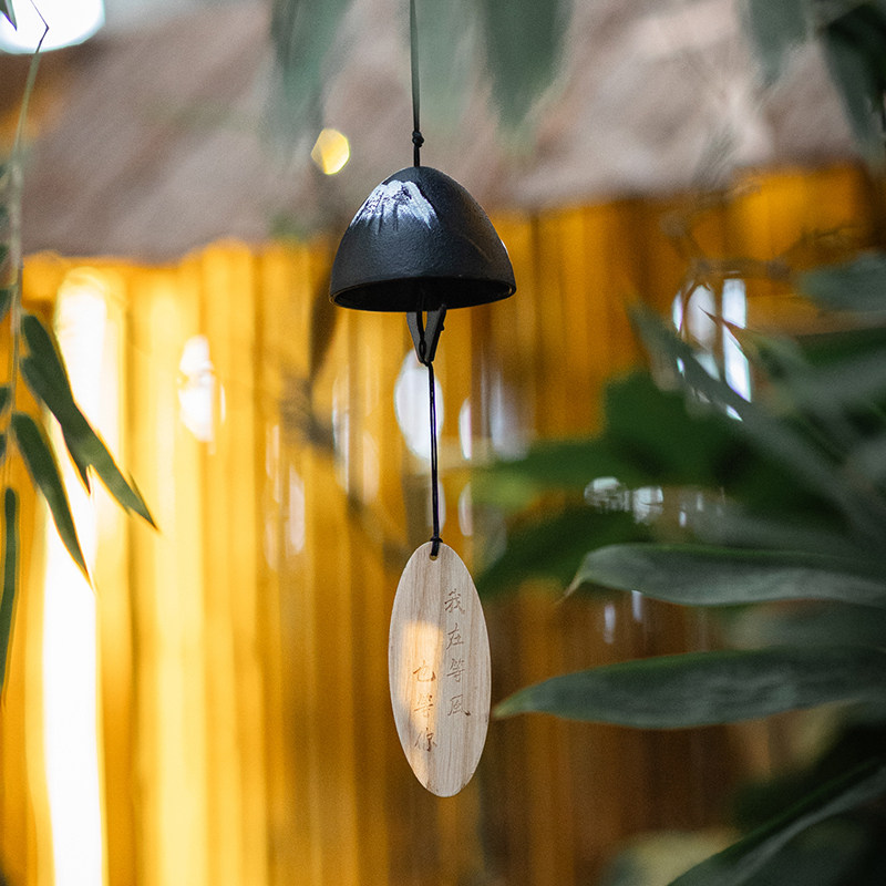 户外风铃挂件古风阳台庭院挂饰铸铁铃铛摆件悬挂吊饰院子造景装饰,淘宝优惠券,粉丝福利购,淘宝优惠卷