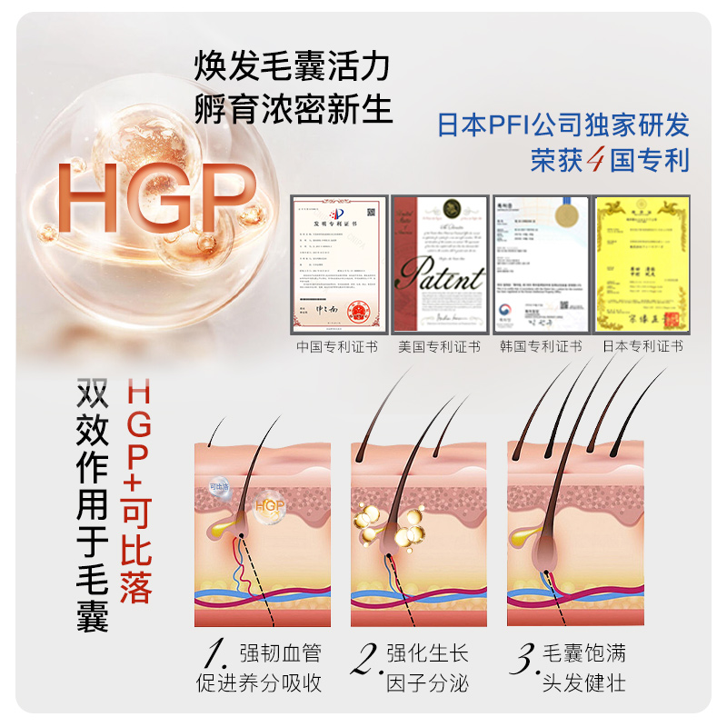 日本Newmo益生元洗发水露防掉发蓬松控油强韧去屑止痒无硅油*3