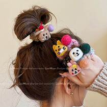 Childrens joy Dolly ~ autumn winter high elastic and durable rubber band Hair Rope Cute hair thread Hair Cord Hair