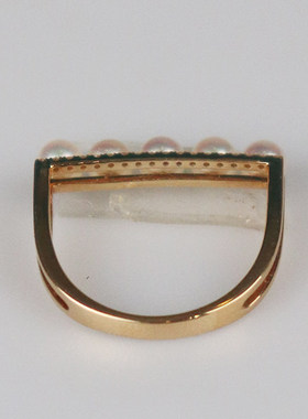 中古日本进口商品海水珍珠戒指