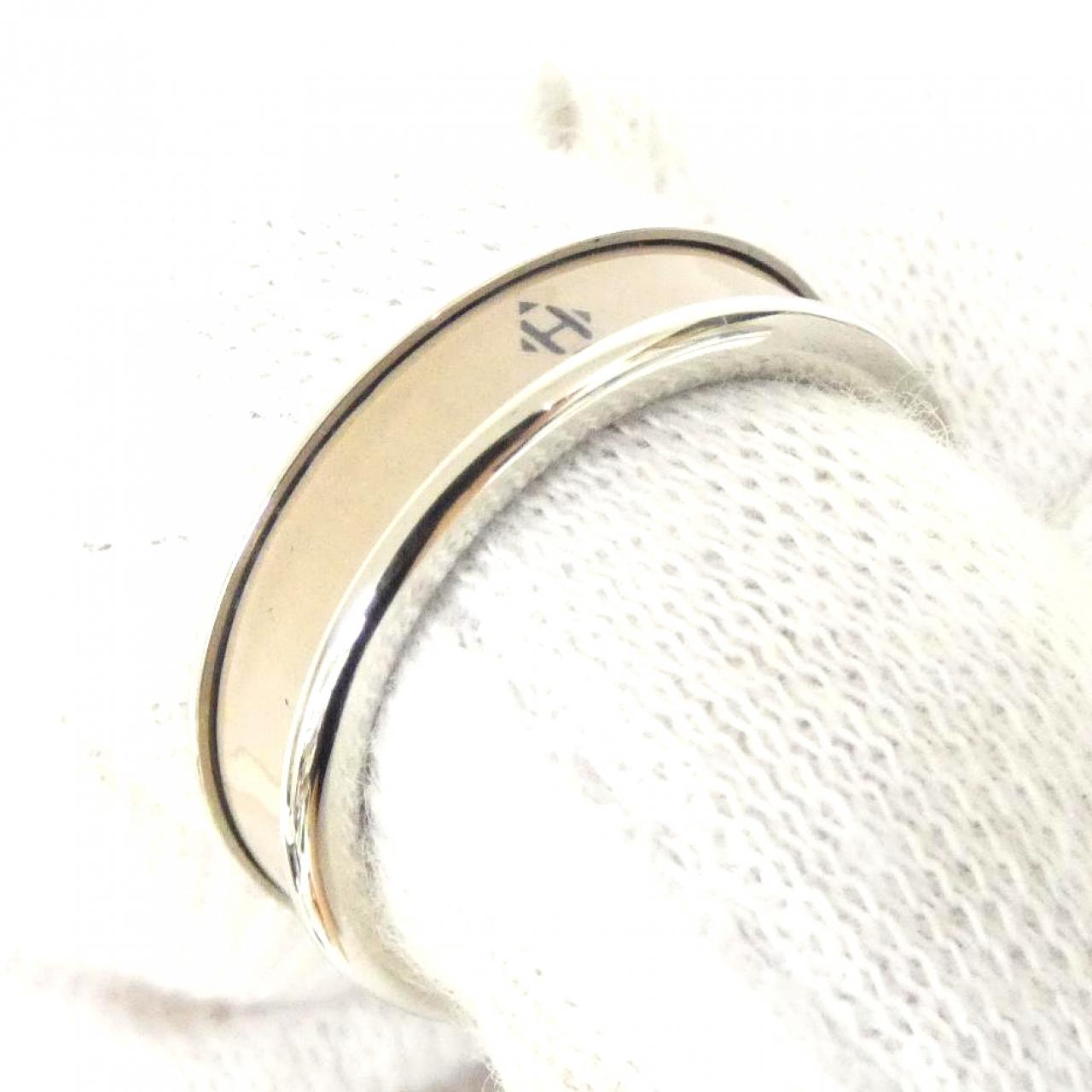 中古Hermes爱马仕A级95新Uni PM戒指_指环H字 - 图1