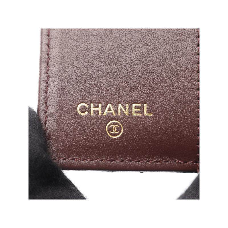 中古Chanel香奈儿女A级95新trifold wallet三折钱包短钱包,淘宝优惠券,粉丝福利购,淘宝优惠卷