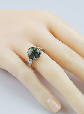 中古日本进口商品祖母绿戒指