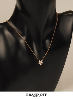 中古二奢「9.5新」TIFFANY(蒂芙尼)Victoria钻石项链750玫瑰金0cm