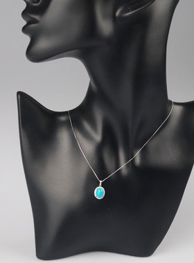 中古日本进口商品绿松石钻石项链